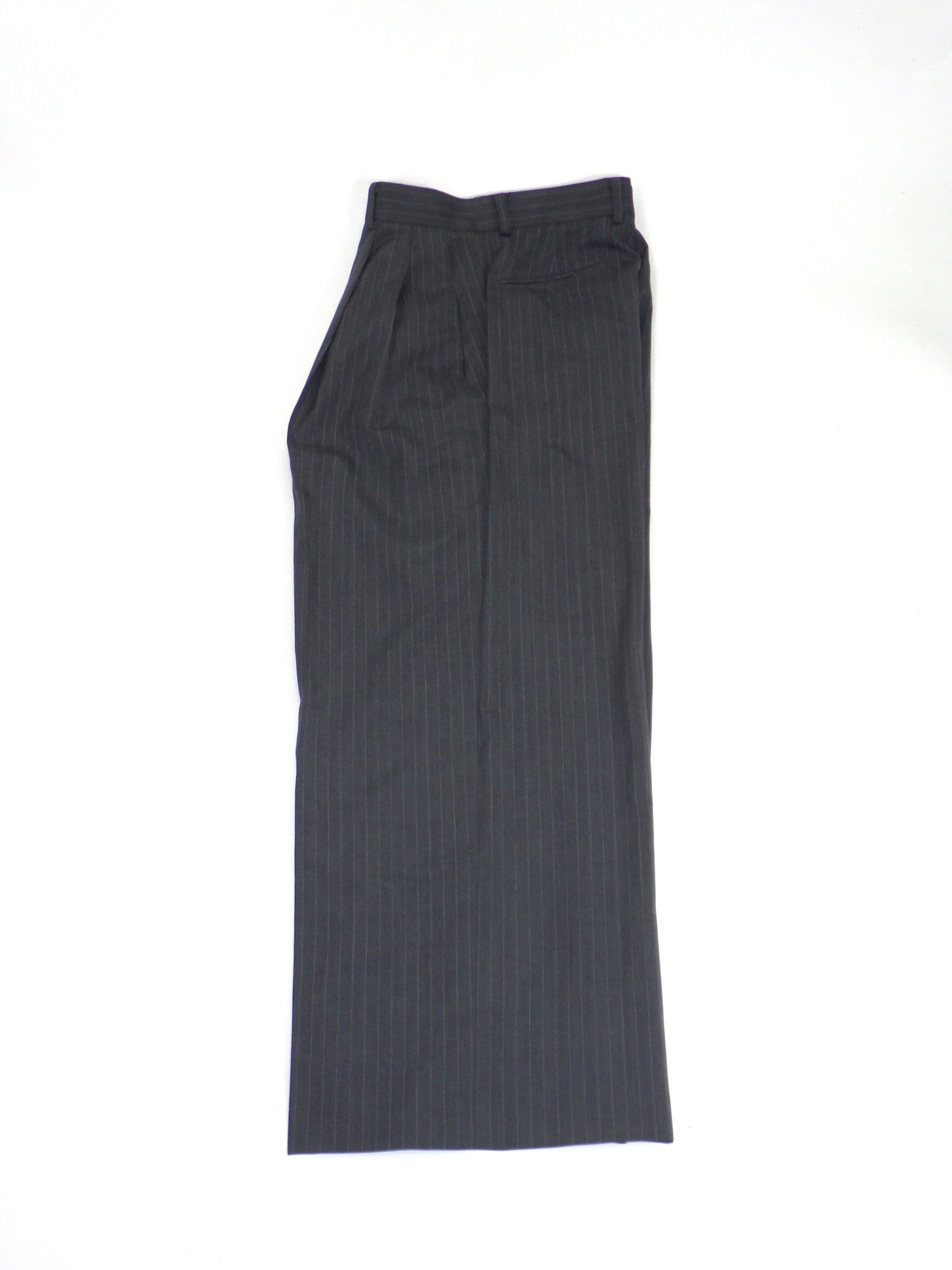SUBLATIONS　STRIPE WOOL 3TUCKBAGGY TROUERS.16　S161411-GRY