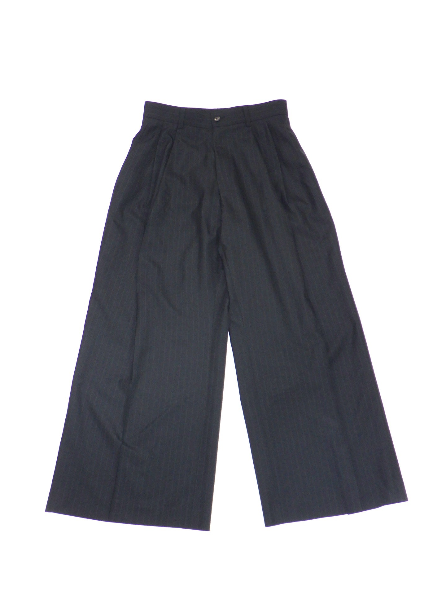 SUBLATIONS　STRIPE WOOL 3TUCKBAGGY TROUERS.16　S161411-BK