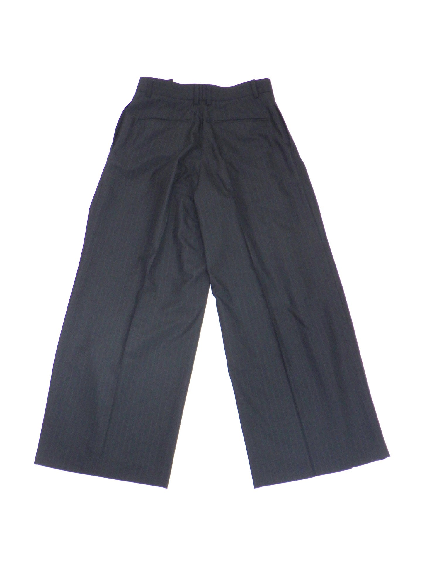 SUBLATIONS　STRIPE WOOL 3TUCKBAGGY TROUERS.16　S161411-BK