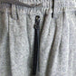 prasthana　brushed twill knee tuck pants　P-2303002A-H.GY
