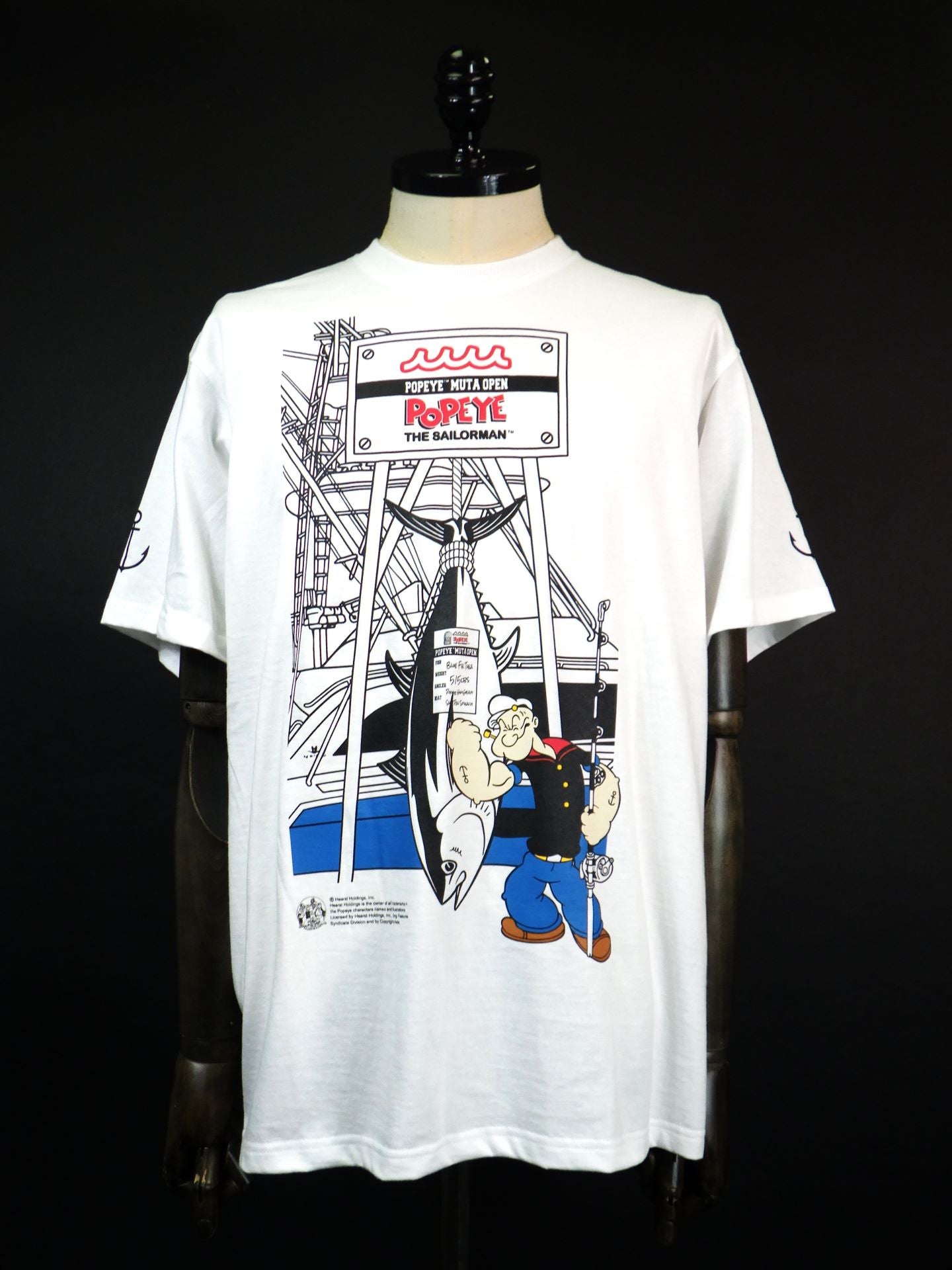 muta MARINE　POPEYE™︎ meets muta MARINE Fishing TUNA Tシャツ　MFMP-434602