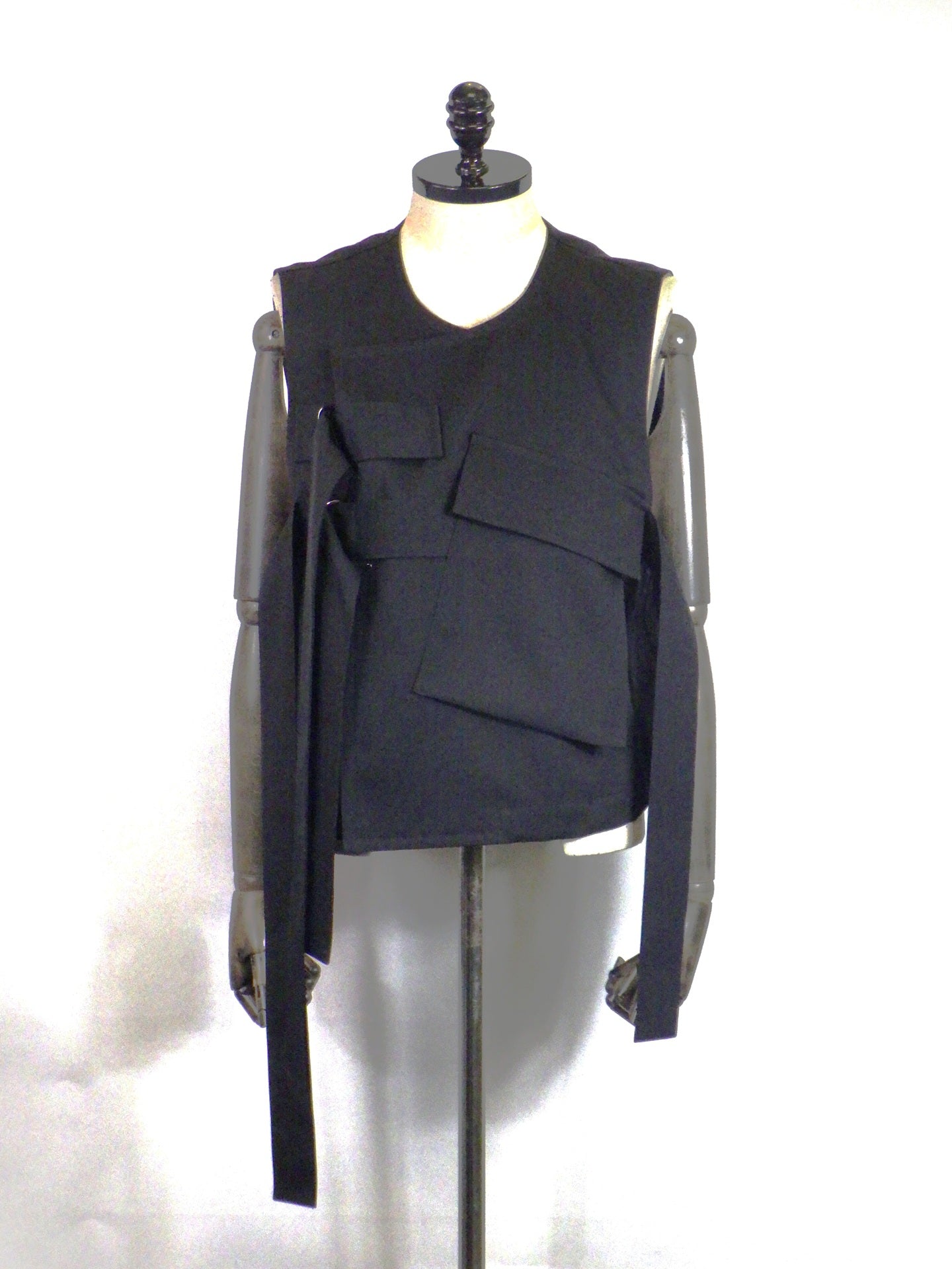 UJOH　Big Pocket W Belted Vest　M734-V50-100