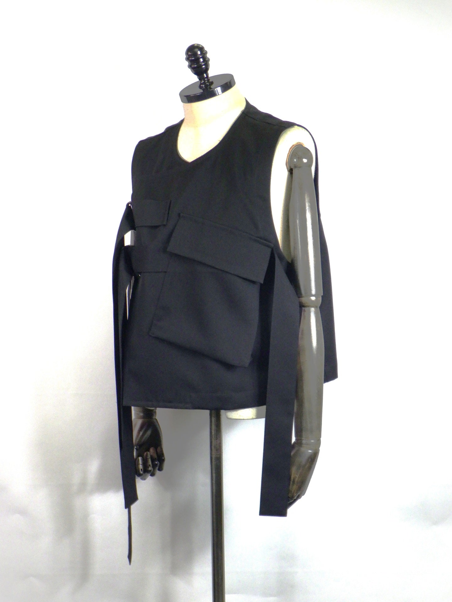 UJOH　Big Pocket W Belted Vest　M734-V50-100