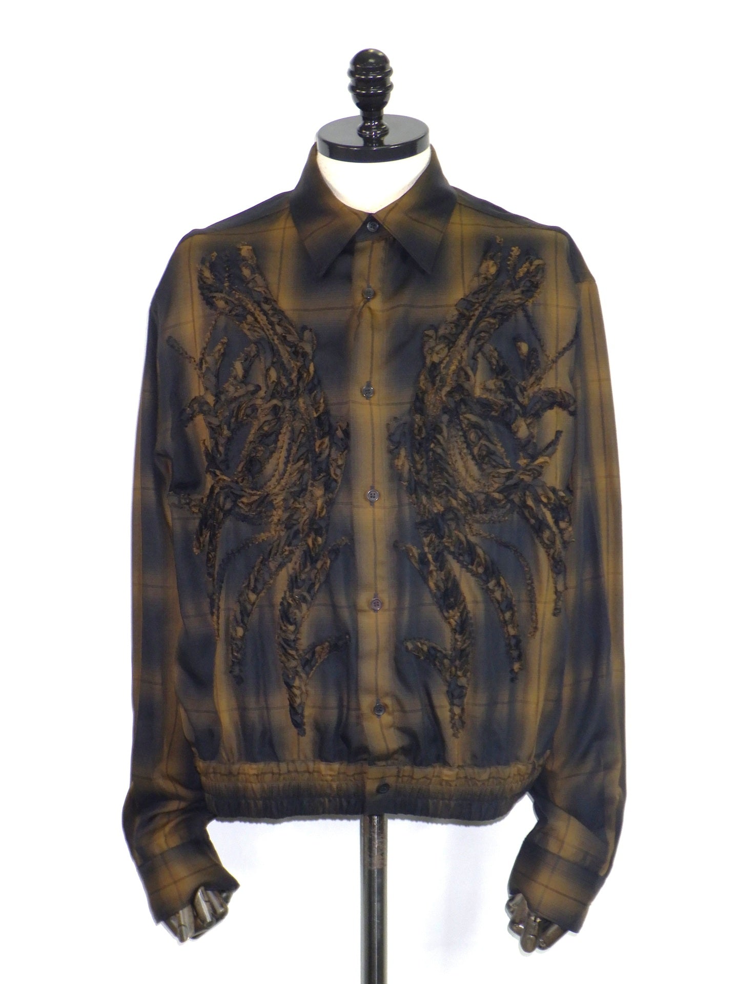 TAAKK　EMBROIDERED BLOUSON SHIRT　TA26AW-SH050