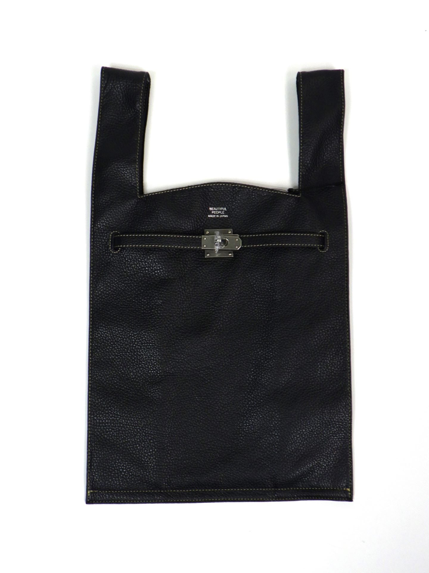 beautiful people　ラージマーケットバッグインシュリンクレザー　1515611952