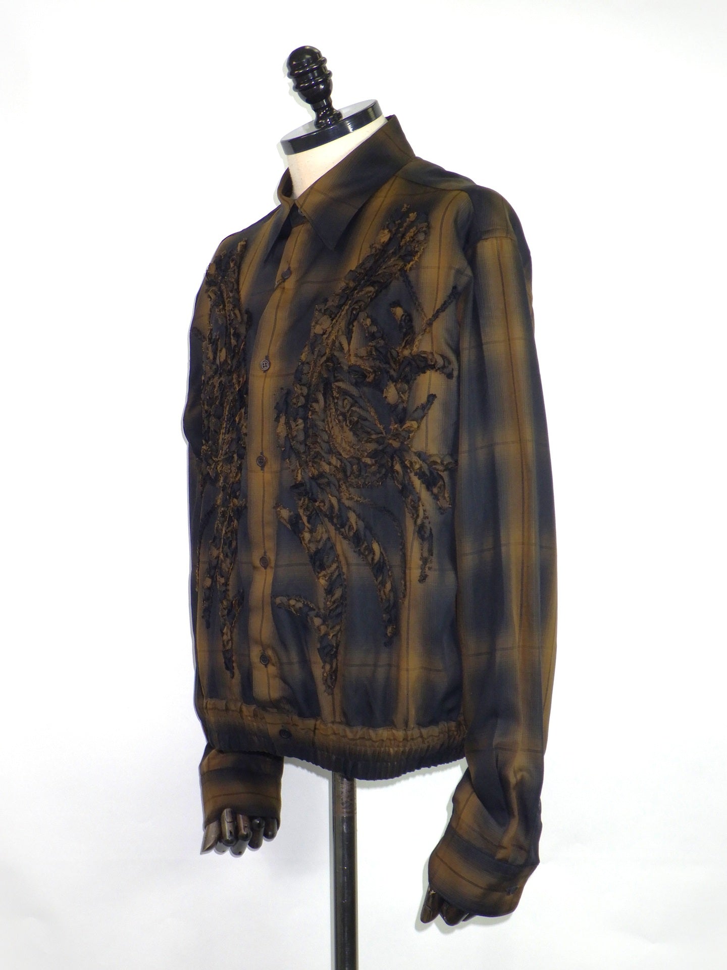 TAAKK　EMBROIDERED BLOUSON SHIRT　TA26AW-SH050