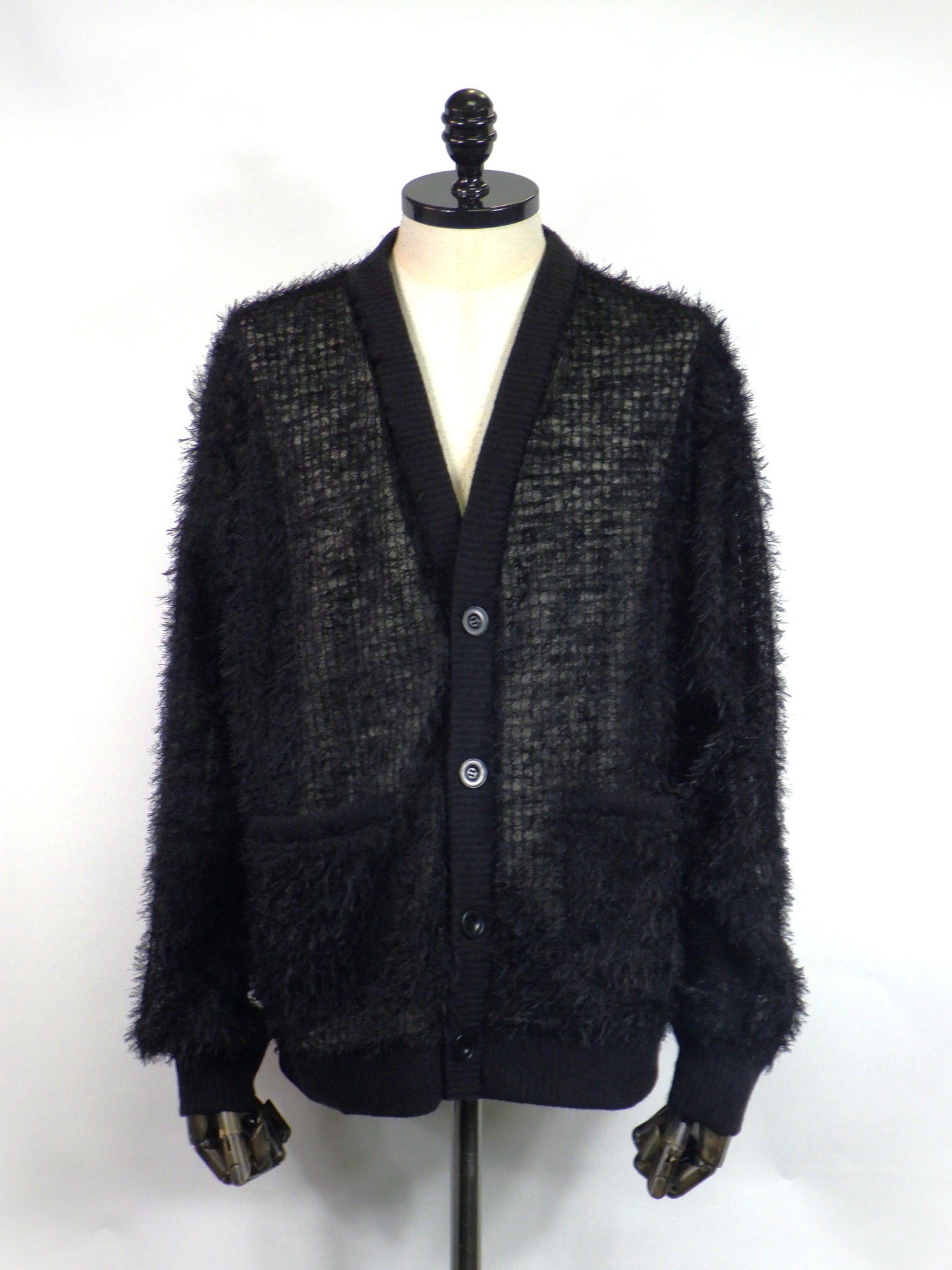 meagratia　Sheer Cardigan　26303-0803-BK