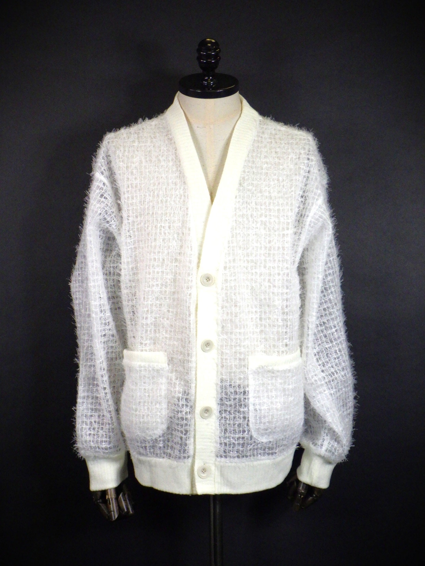 meagratia　Sheer Cardigan　26303-0803-WH
