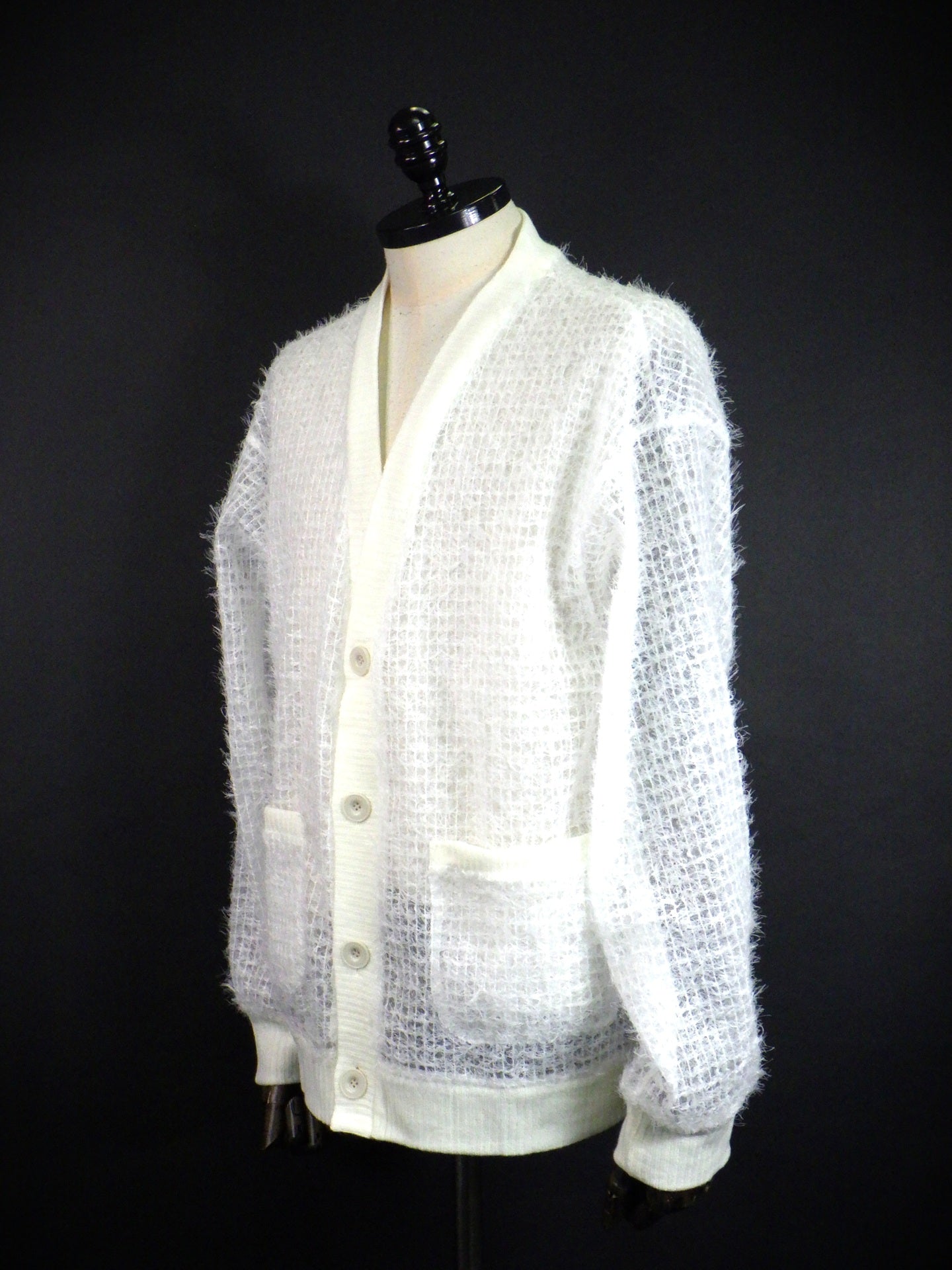 meagratia　Sheer Cardigan　26303-0803-WH