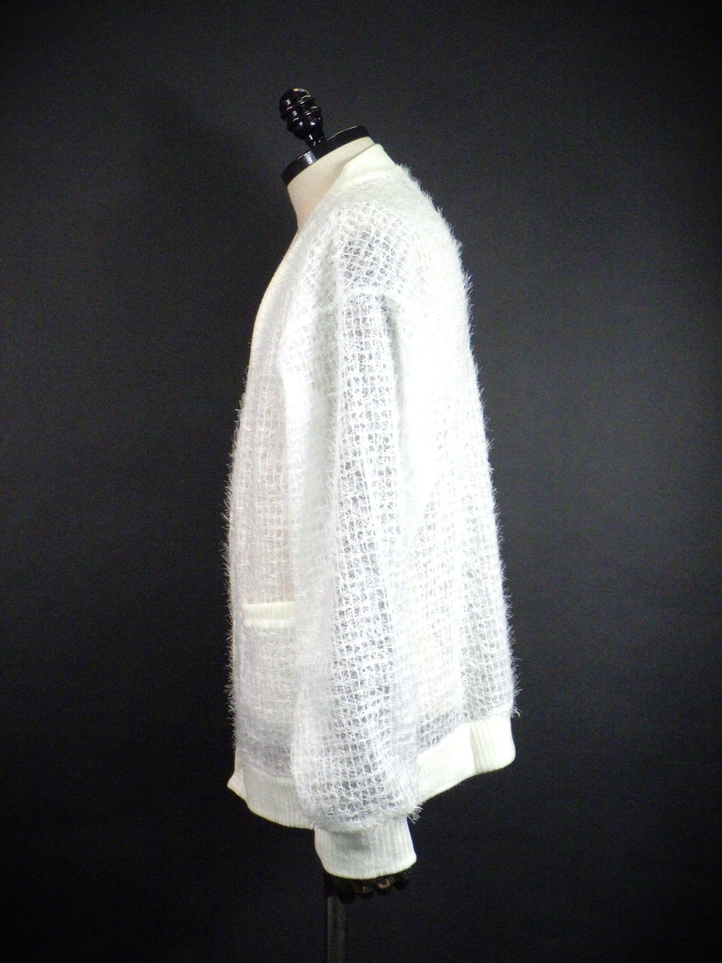 meagratia　Sheer Cardigan　26303-0803-WH