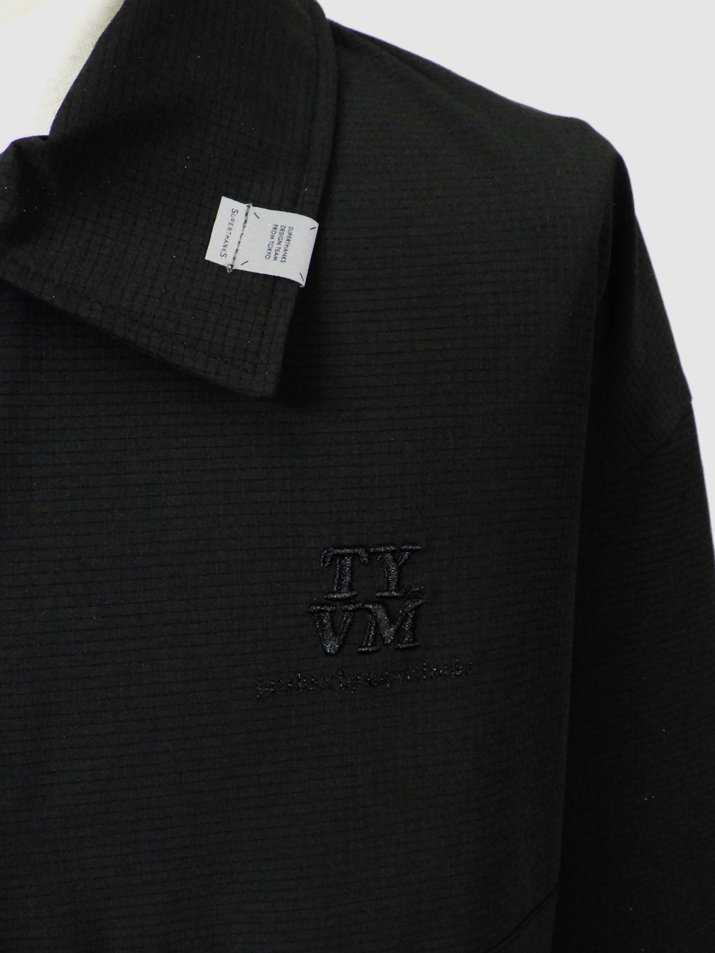 SUPERTHANKS　Technical S/S zip-pullover　ST252SH01-BK