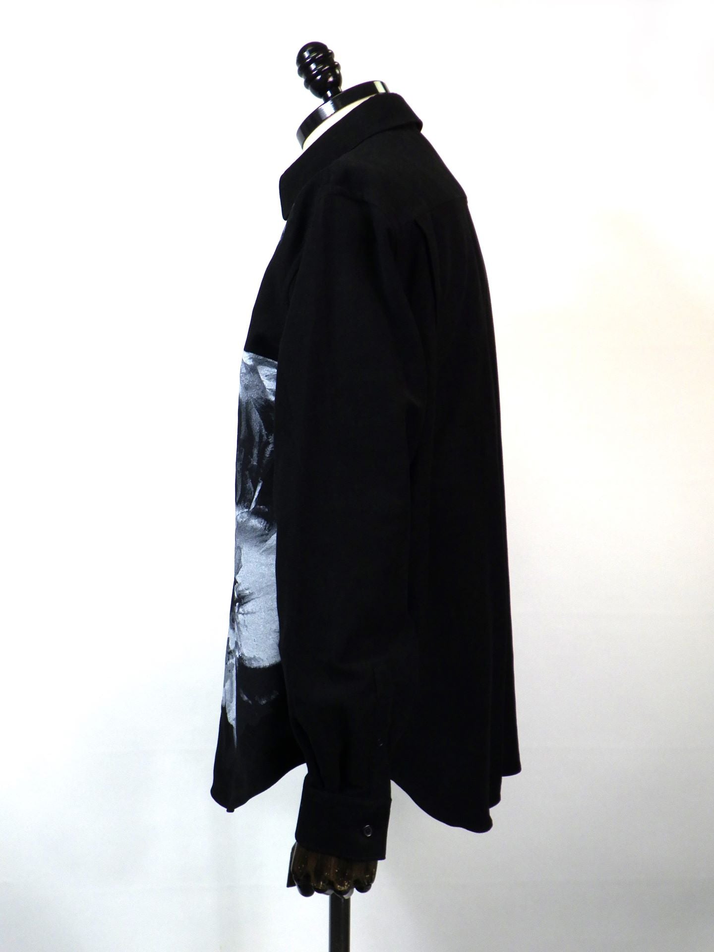 TAAKK　フラワープリントシャツ　TA25AW-SH047-BK