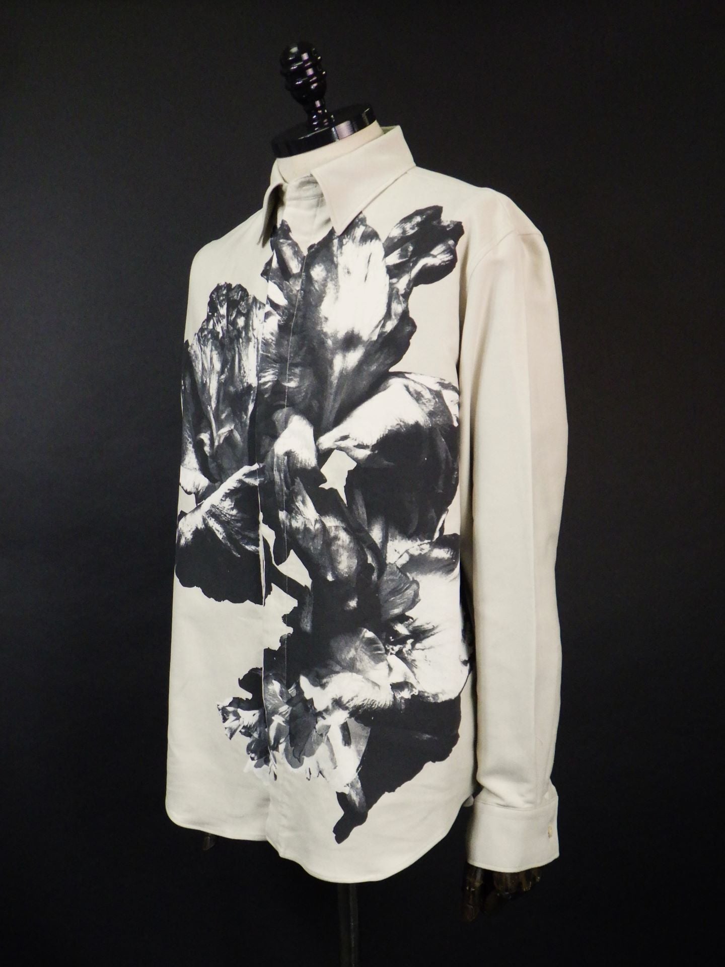 TAAKK　フラワープリントシャツ　TA25AW-SH047-L.BE