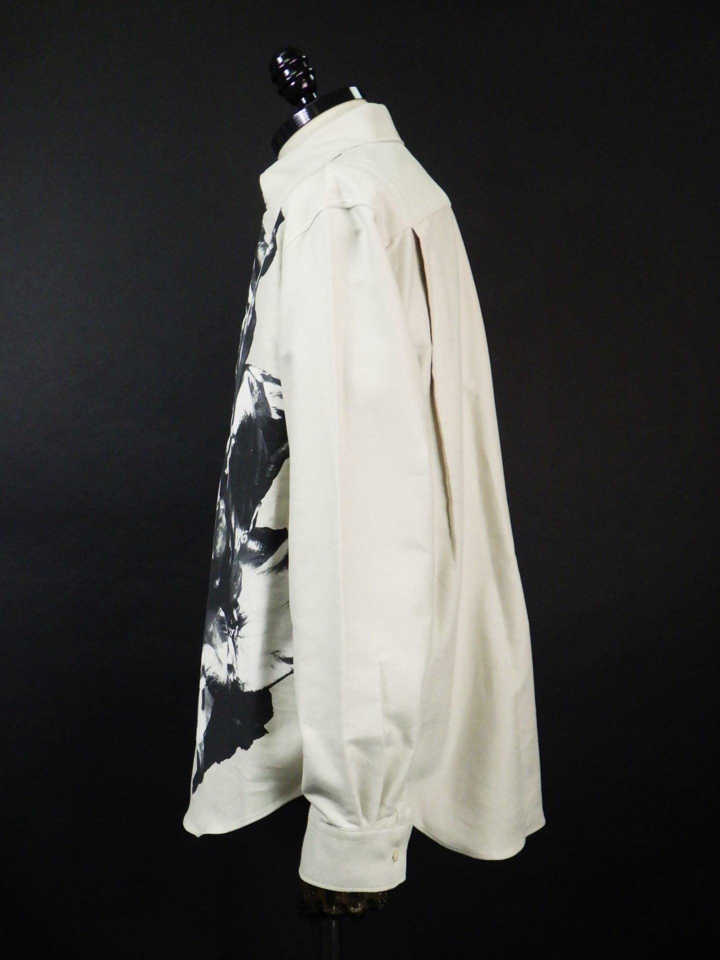 TAAKK　フラワープリントシャツ　TA25AW-SH047-L.BE