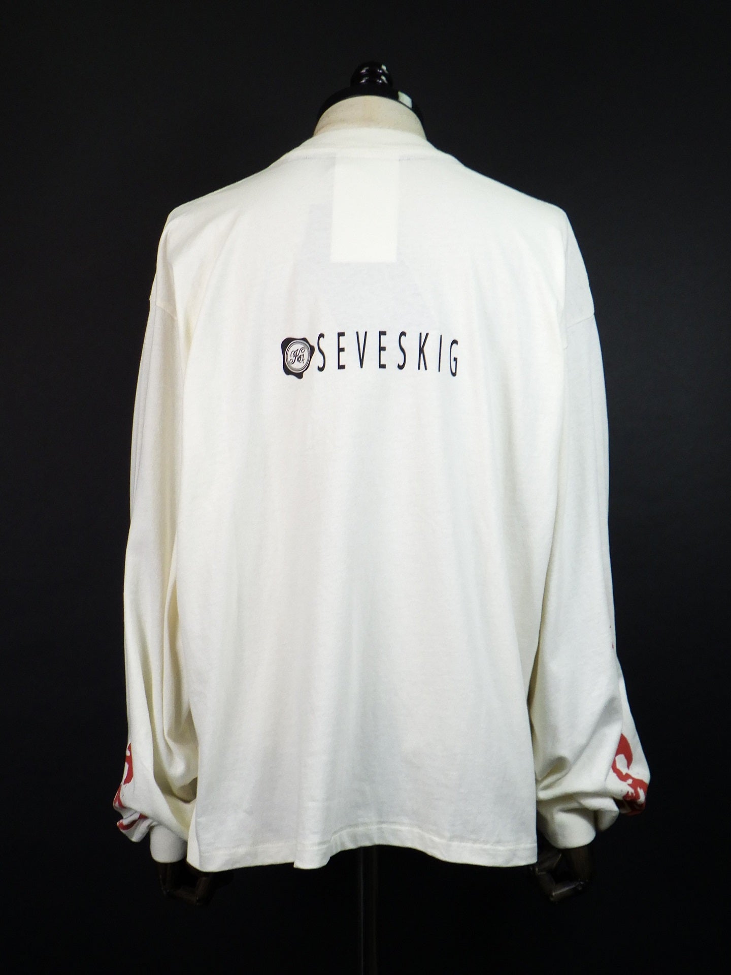 SEVESKIG　Nostalgic Girl RZ01 L/SL Tee Ver,Hisashi Eguchi　CT-SV-NGA-1004-WH