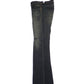 KAMIYA　Distressed Slim Bootcut Jeans　G17PT063-BK