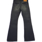 KAMIYA　Distressed Slim Bootcut Jeans　G17PT063-BK