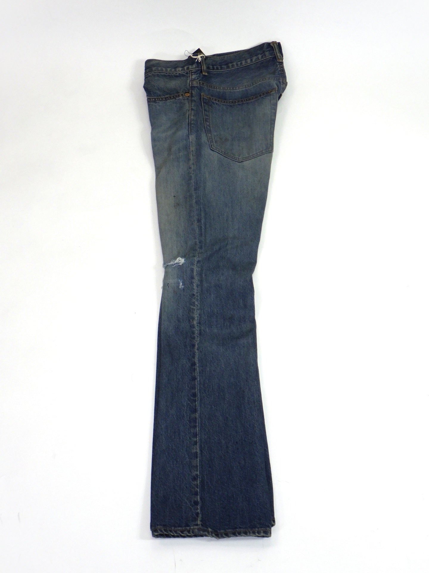 KAMIYA　Distressed Slim Bootcut Jeans　G17PT063-IND