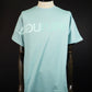 1PIU1UGUALE3 RELAX　ビッグロゴインバーテッドTシャツ　UST-25063-SAX