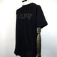 1PIU1UGUALE3 RELAX　ビッグロゴインバーテッドTシャツ　UST-25063-BK