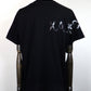 1PIU1UGUALE3 RELAX　ビッグロゴインバーテッドTシャツ　UST-25063-BK