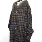 KAMIYA　Fur-Trimmed Hooded Check Shirt　 G17SH051-BR
