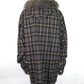 KAMIYA　Fur-Trimmed Hooded Check Shirt　 G17SH051-BR