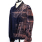 TAAKK　HAND-BLEACHED VELVET ZIP BLOUSON　TA26AW-BL059-NAVY