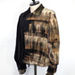 TAAKK　HAND-BLEACHED VELVET ZIP BLOUSON　TA26AW-BL059-BK