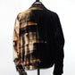TAAKK　HAND-BLEACHED VELVET ZIP BLOUSON　TA26AW-BL059-BK