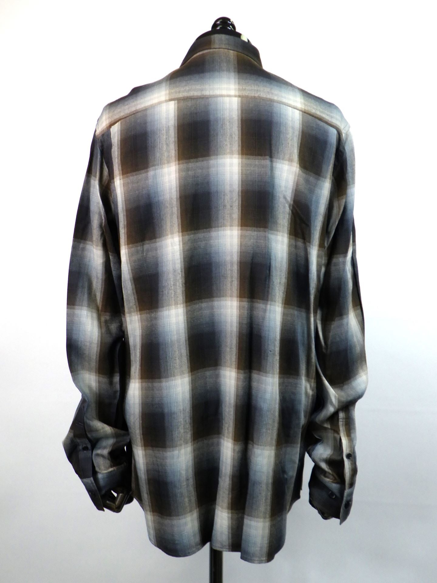 TAAKK　チェックエンブロイダリーシャツ　TA25AW-SH020