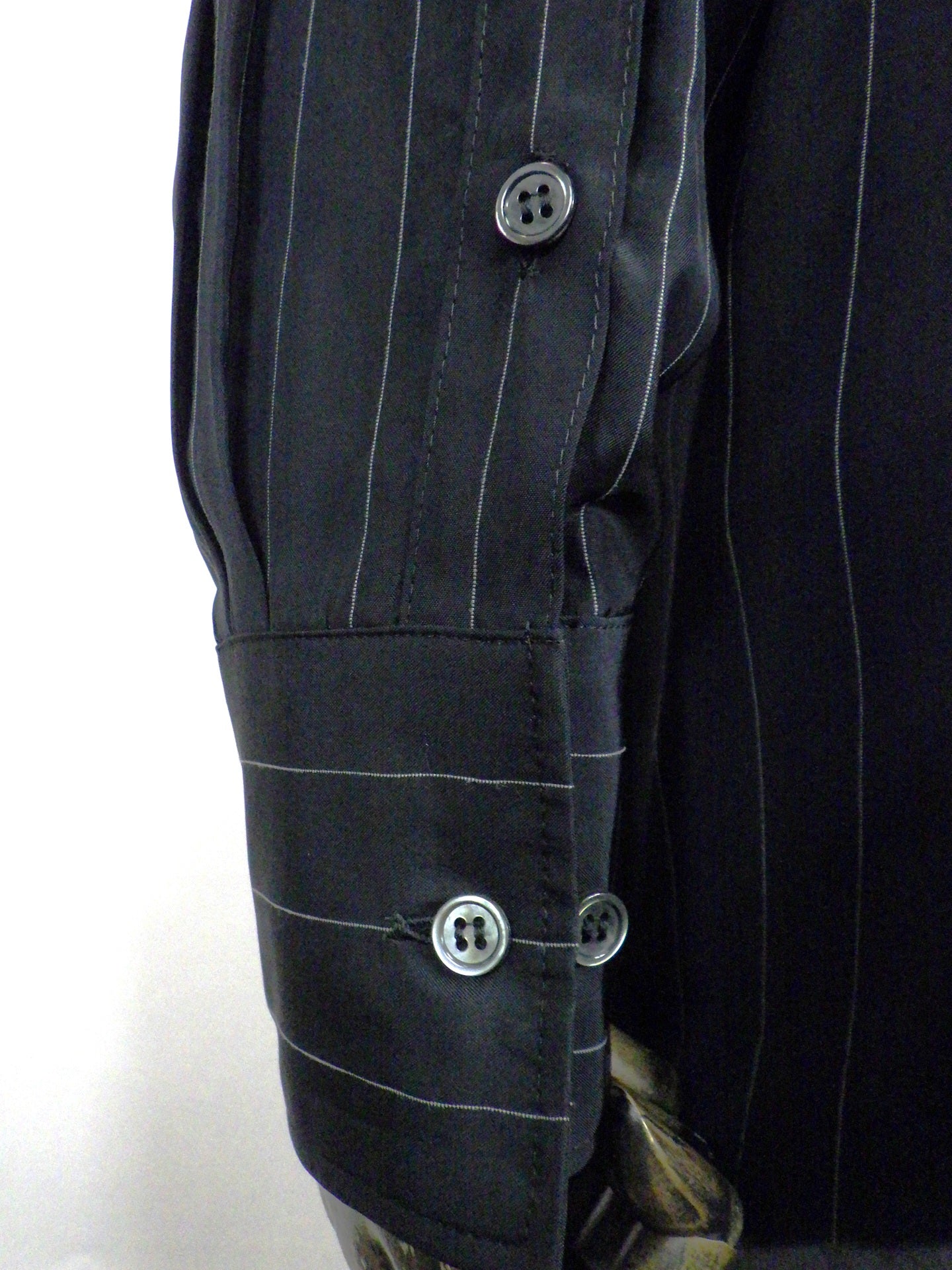disemBySiiK　Lining Ribbon Tie Shirt　26AW22-BK