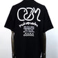 muta MARINE　08M GRAFFITI Tシャツ　MMKW-434605-BK