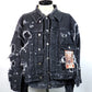 SEVESKIG　Re:Layer Denim Jacket　JK-SV-NGA-1007-BK