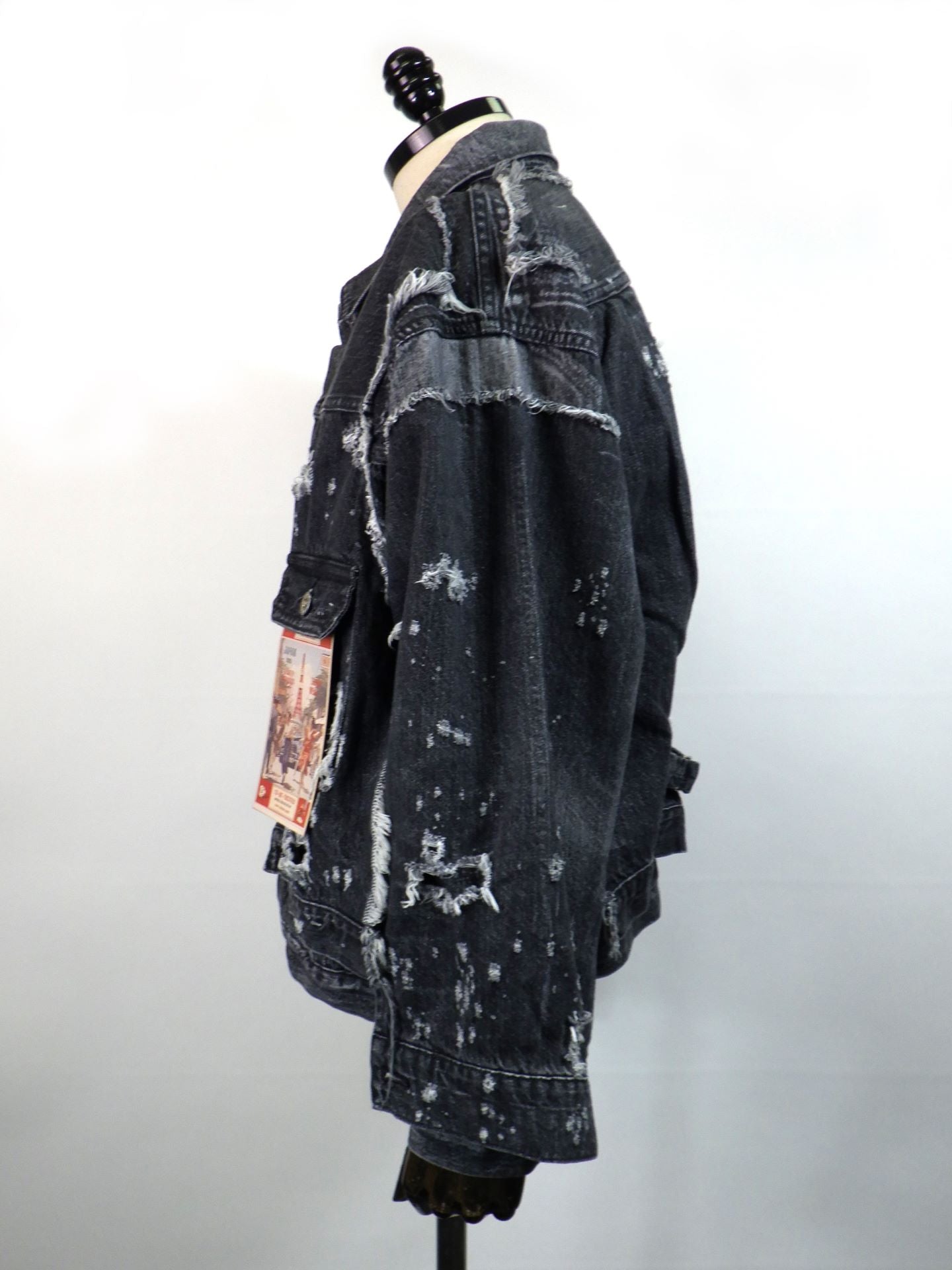 SEVESKIG　Re:Layer Denim Jacket　JK-SV-NGA-1007-BK