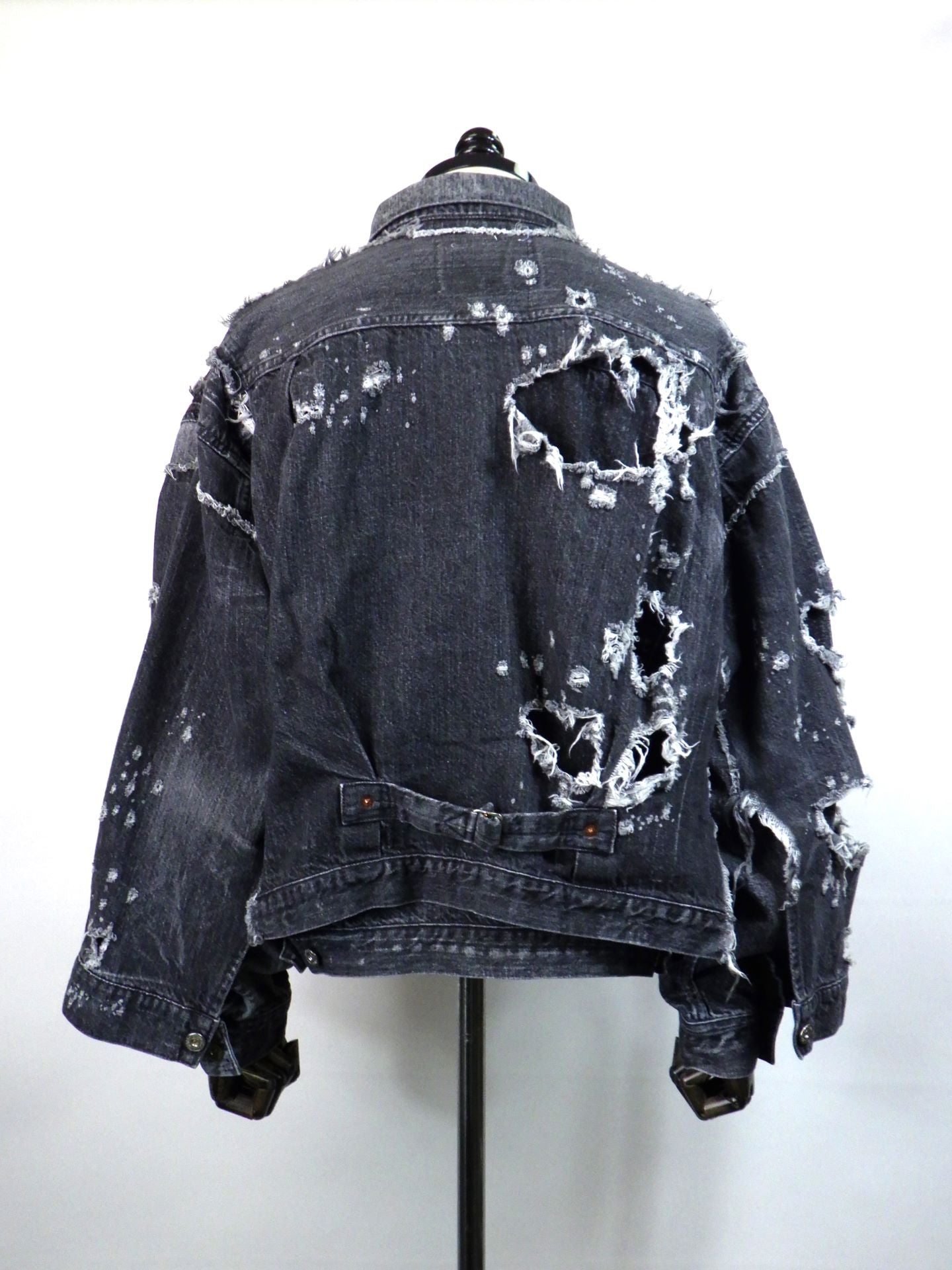 SEVESKIG　Re:Layer Denim Jacket　JK-SV-NGA-1007-BK