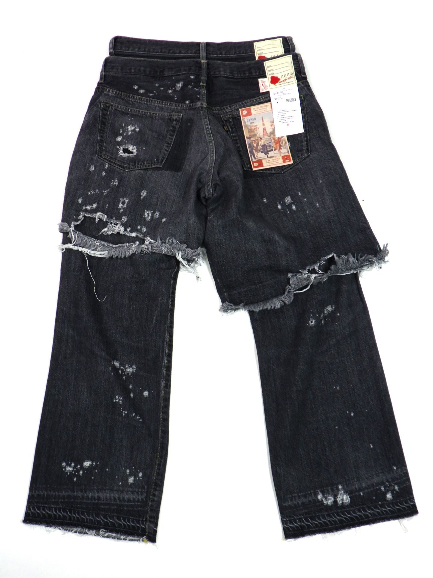SEVESKIG　Re:Layer 5P Denim Pants　PT-SV-NGA-1005-BK