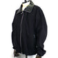 SUPERTHANKS　Pigment dyed stand-collar zip blouson　ST263JK02A-BK