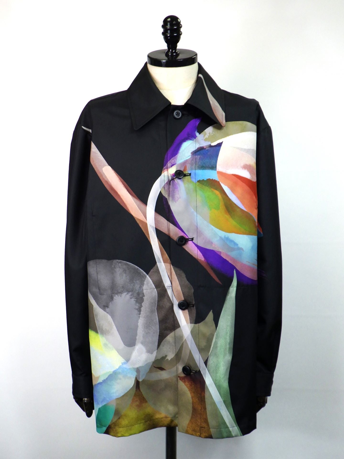 UJOH　BOXシャツブルゾン　M744-B55-907-BK