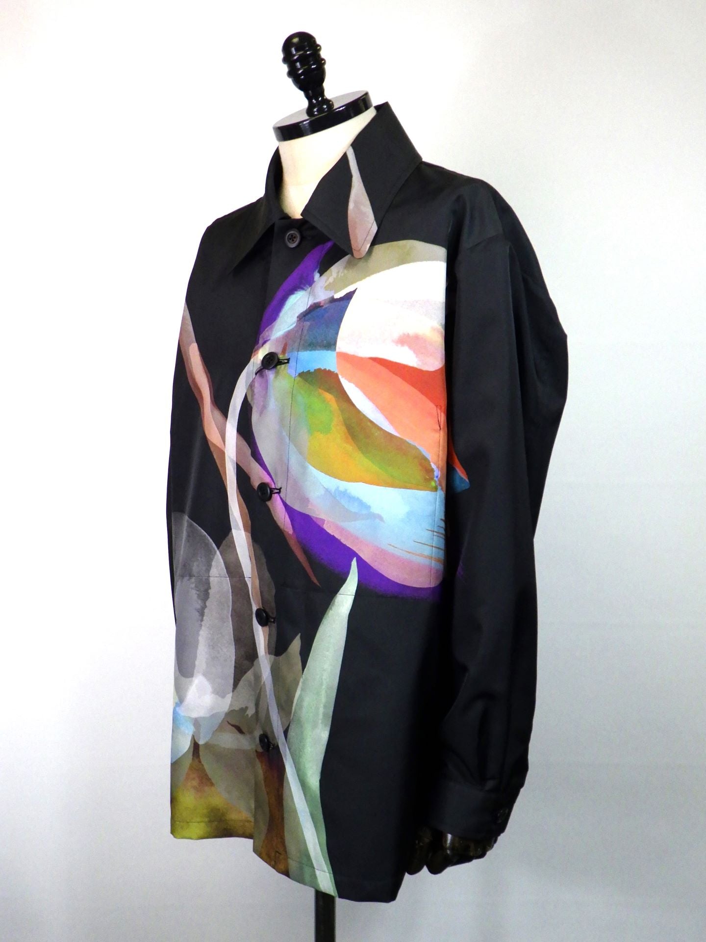 UJOH　BOXシャツブルゾン　M744-B55-907-BK