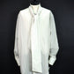 disemBySiiK　Lining Ribbon Tie Shirt　26AW22-IVORY