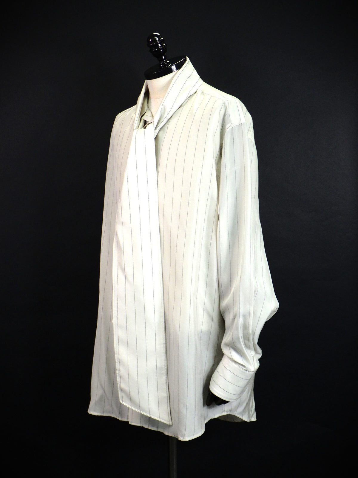 disemBySiiK　Lining Ribbon Tie Shirt　26AW22-IVORY