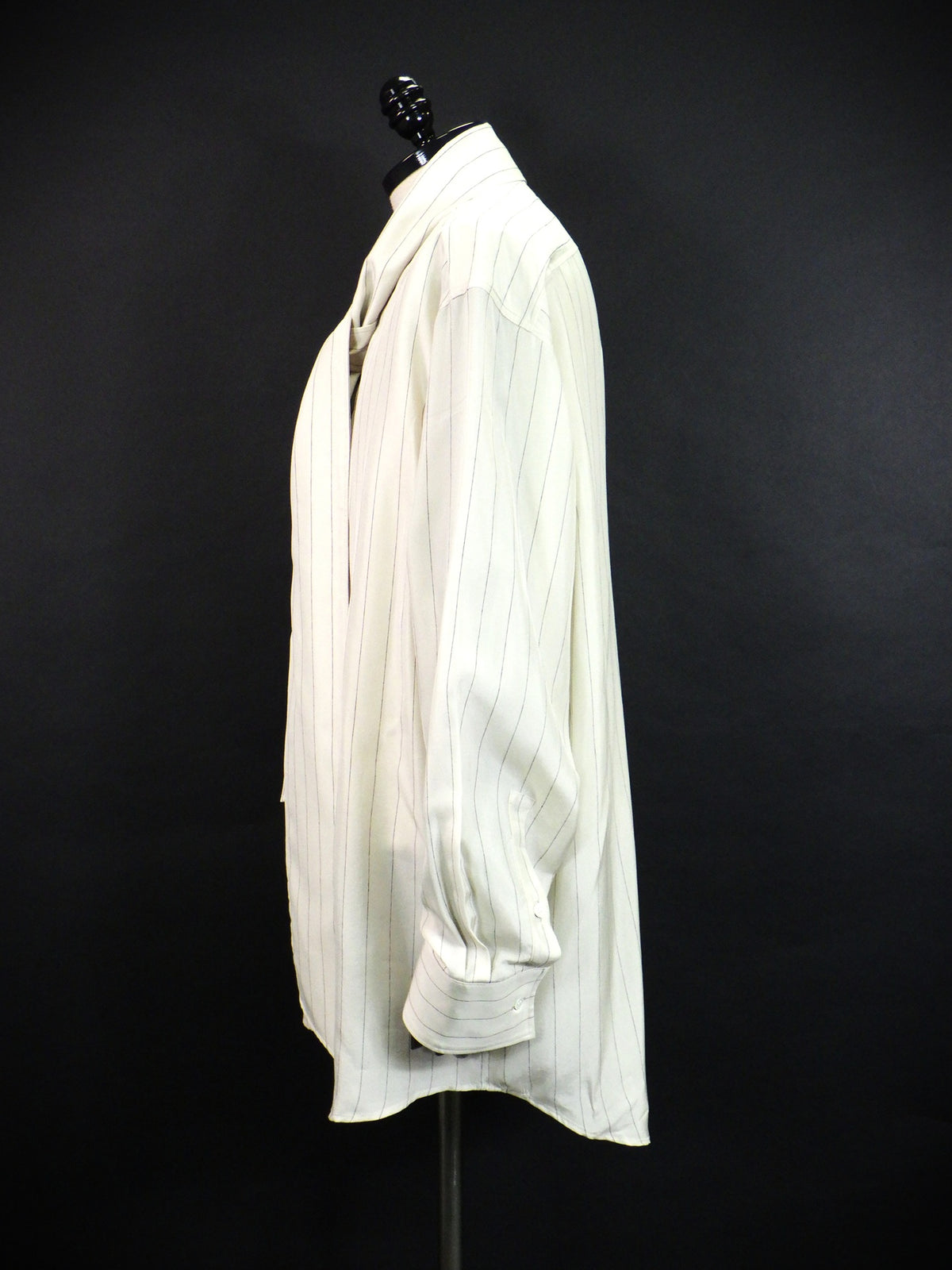 disemBySiiK　Lining Ribbon Tie Shirt　26AW22-IVORY