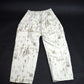 SUPERTHANKS　Damage jacquard side-tuck wide trousers　ST263PT02-IV/BE