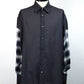 amok　ドッキングシャツ　252023-BK