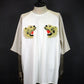 amok　SHAGGY LOGO SOUVENIR JACKET TEE　261KA01-WHT