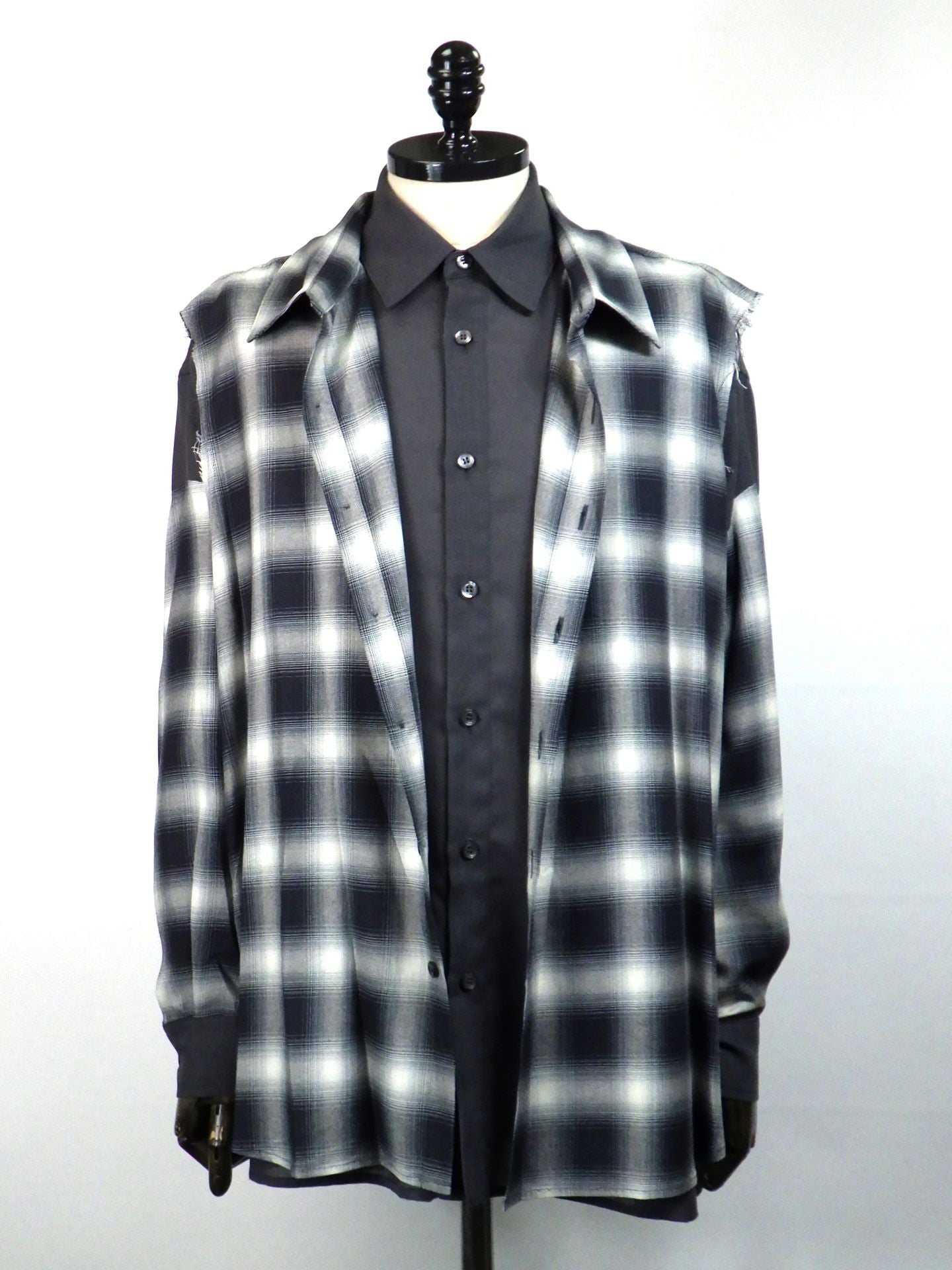 amok　ドッキングシャツ　252023-BK