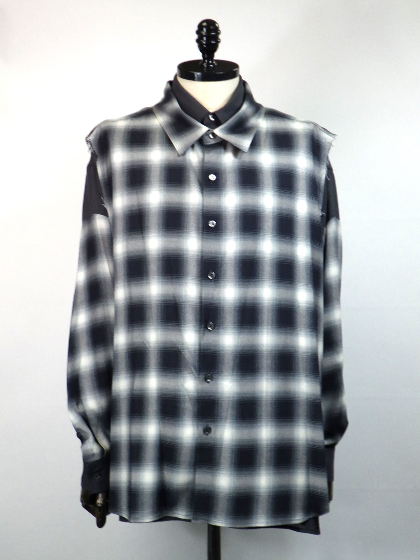 amok　ドッキングシャツ　252023-BK