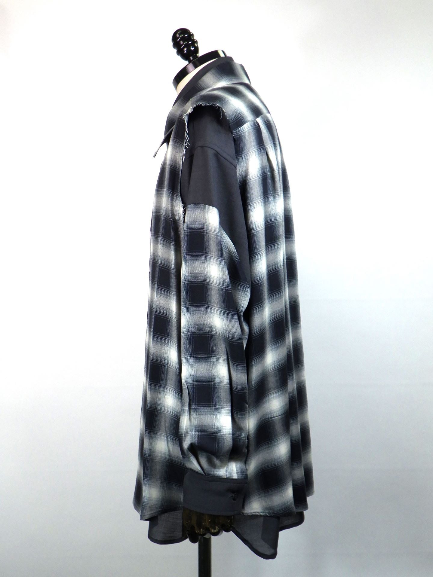 amok　ドッキングシャツ　252023-BK