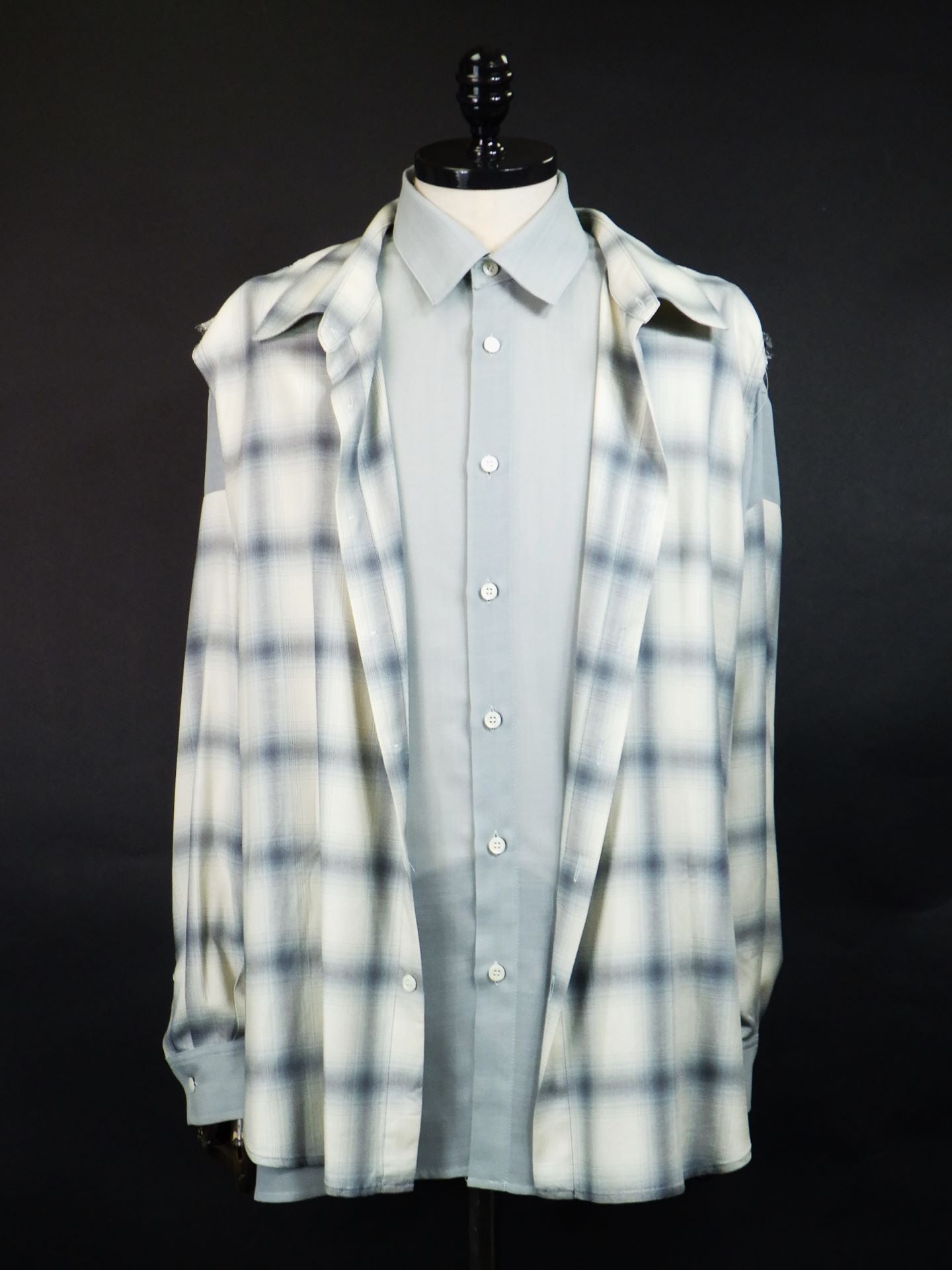 amok　ドッキングシャツ　252023-MINT